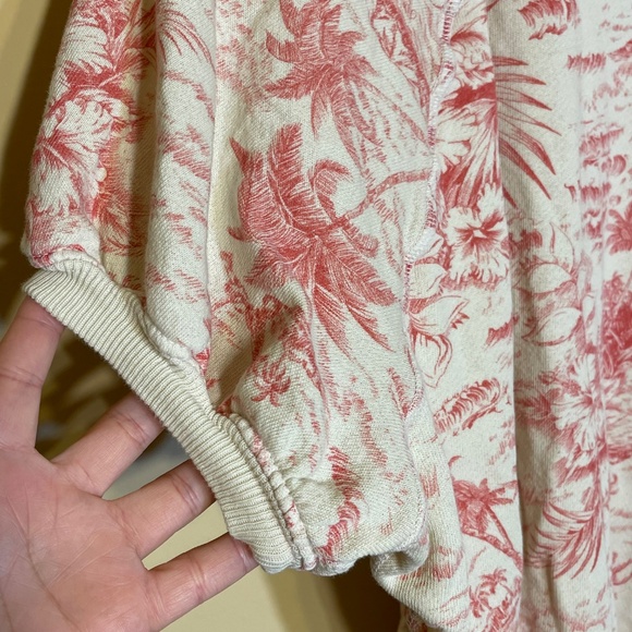 THE GREAT. White and Red Floral Top - Picture 5 of 8